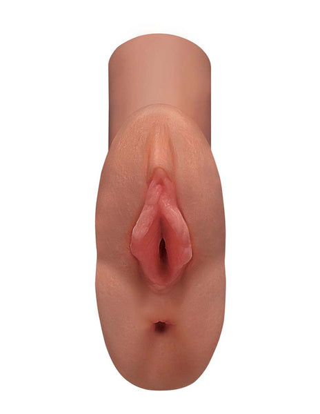 PDX Plus Perfect Pussy Double Stroker Male Masturbator TAN