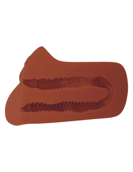 PDX Plus Pick Your Pleasure Stroker Male Masturbator BROWN