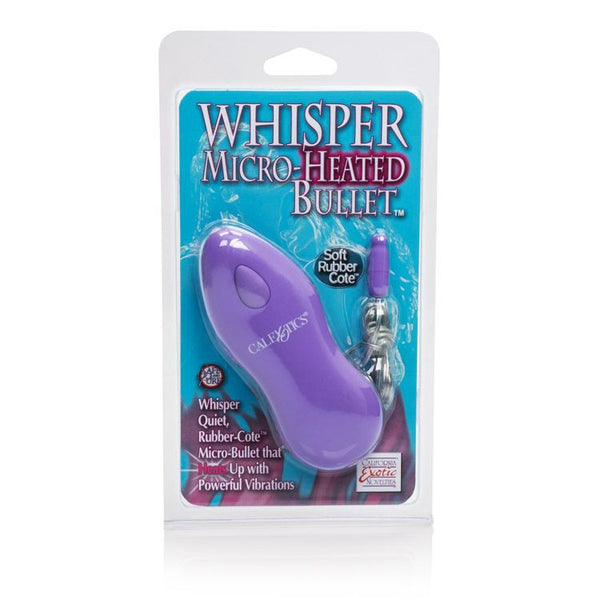 Whisper Micro Heated Bullet Vibrator Purple