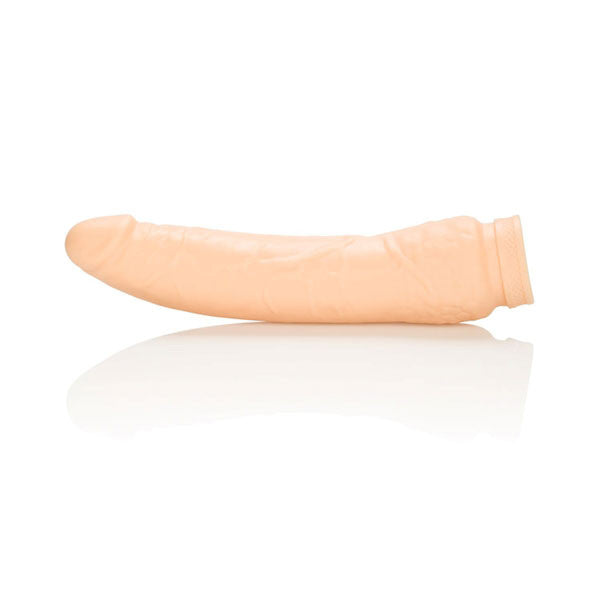 Soft Skins Veined Real Feel Dong Dildo 7.5 Inch Beige